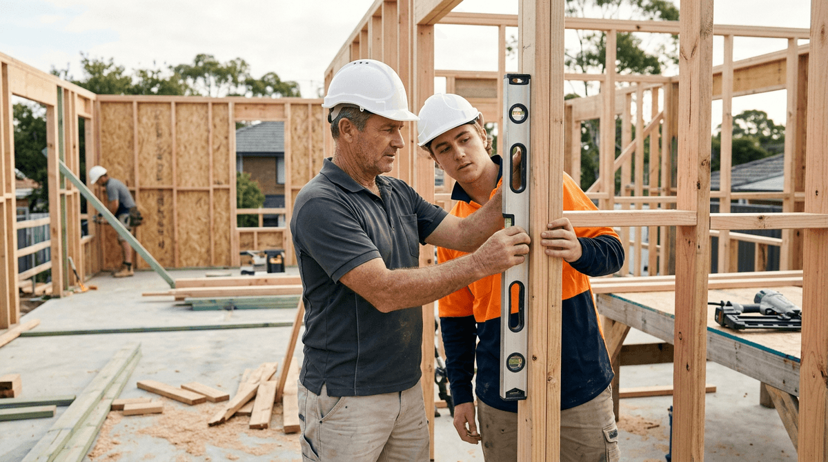 Payroll Services for Construction Businesses in Australia. Photo: Residential Builders at work