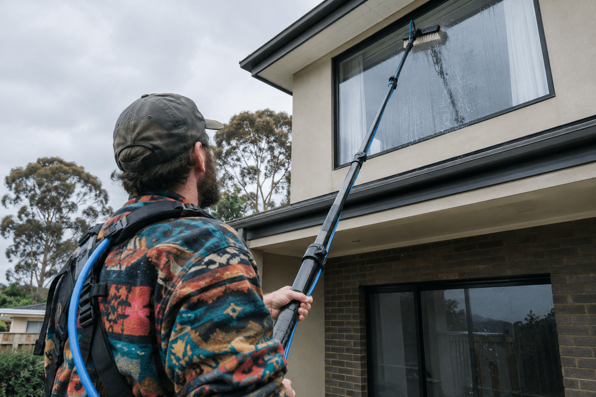 Other Services: Window Cleaning Backups You've Never Tested Are Hopes, Not Backups. Photo: Window Cleaning at work