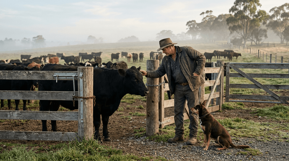 Agriculture: Livestock (Beef and Sheep) Business Automation Roadmap: What to Automate and When. Photo: Livestock (Beef and Sheep) at work
