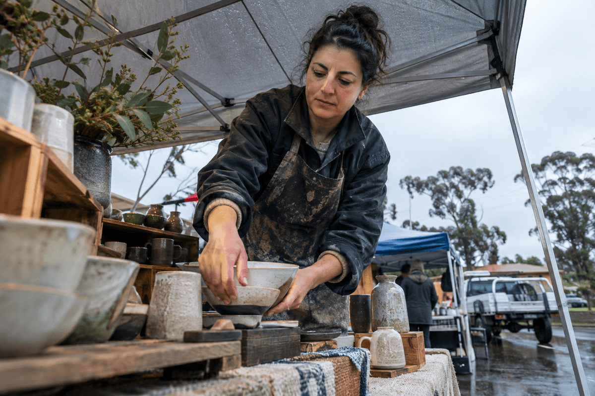 Retail: Market Stallholders Director Obligations 101: What You Personally Sign Up For. Photo: Market Stallholders at work