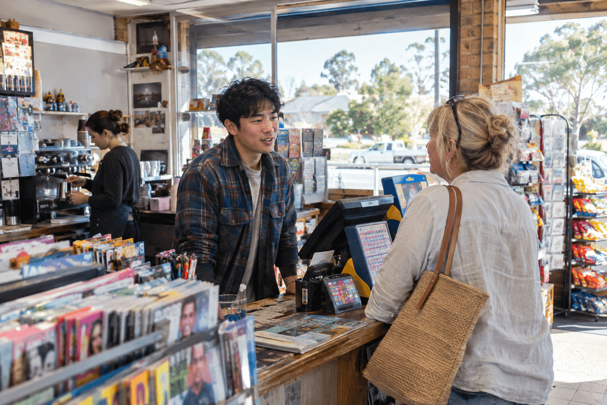 Retail: Newsagents & Lottery Hiring Seasonal Staff: Contracts, Awards and Expectations Done Right. Photo: Newsagents & Lottery at work