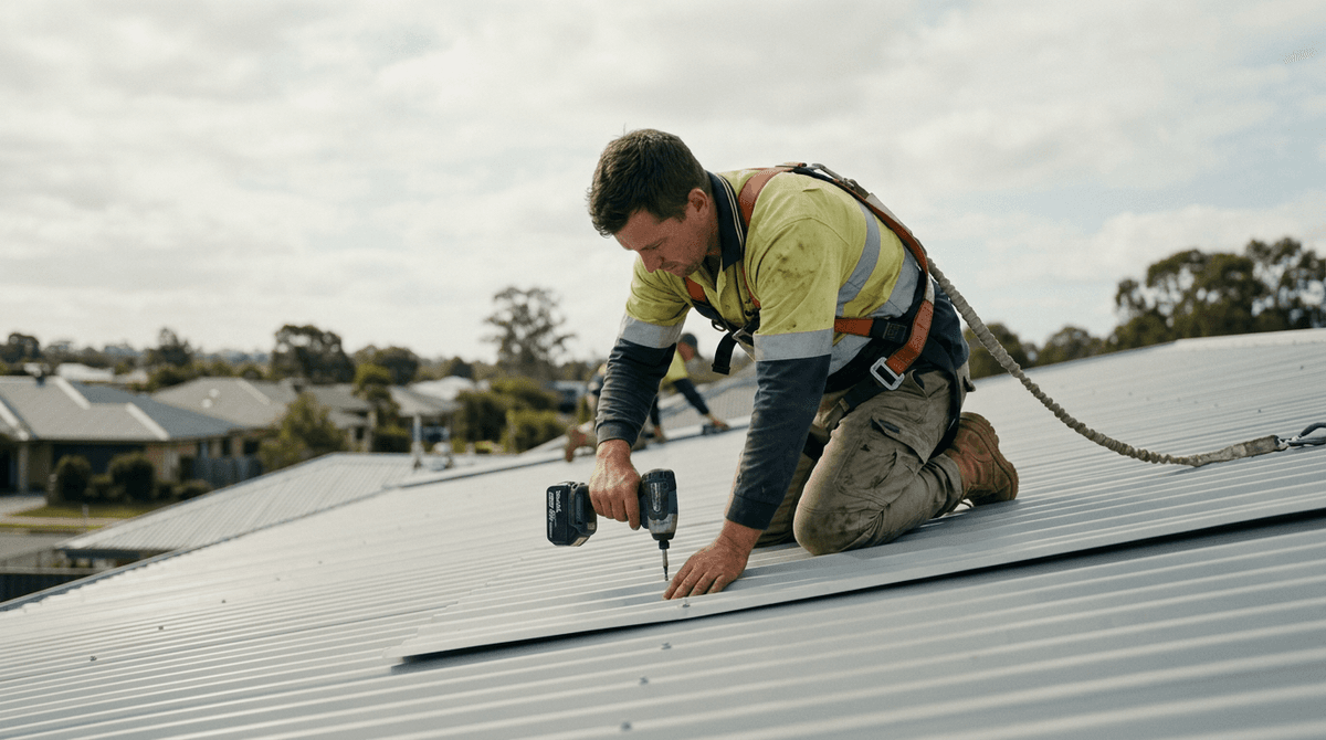 Trades: Roofers Ransomware: Prevention, Response, and Recovery for SMEs. Photo: Roofers at work