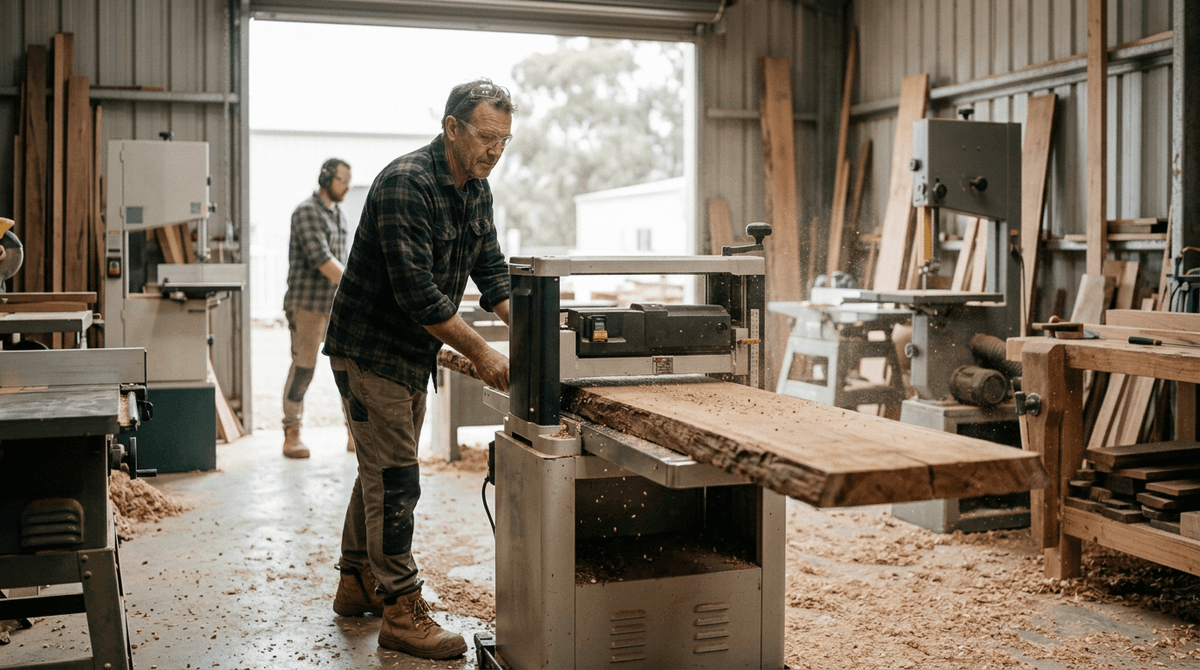 Manufacturing: Timber and Woodworking Software Integration: Making Your Tools Talk to Each Other. Photo: Timber and Woodworking at work