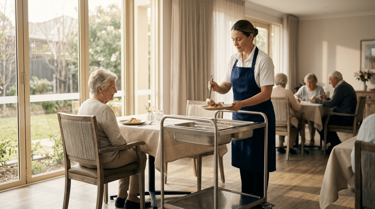 Healthcare: Aged Care Facilities The 28 July BAS Deadline: A Calm Person's Guide to the June Quarter. Photo: Aged Care Facilities at work