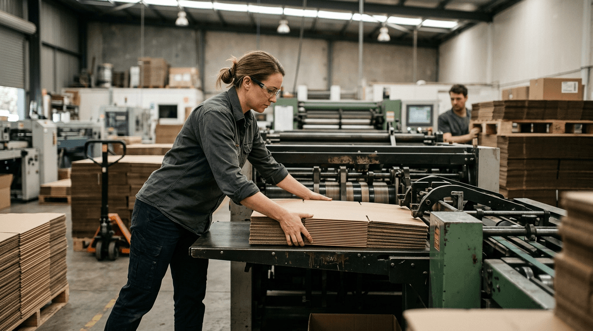 Manufacturing: Printing and Packaging The Integration Advantage: When 1+1 Equals 3. Photo: Printing and Packaging at work