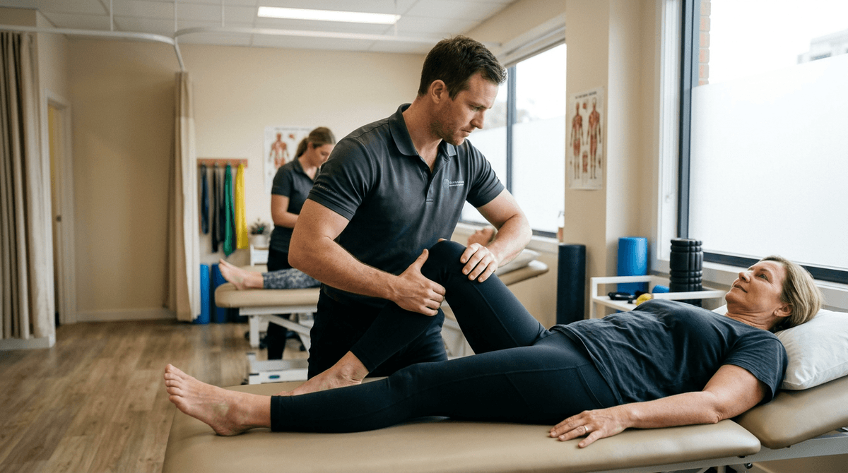 Healthcare: Physiotherapy Practices The Loneliness Problem: Who Does the Owner Talk To?. Photo: Physiotherapy Practices at work