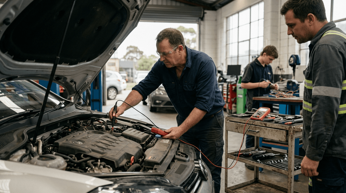 Automotive: Auto Electrical The Mid-Quarter Cash Check: One Hour That Stops the 28 October BAS Surprise. Photo: Auto Electrical at work