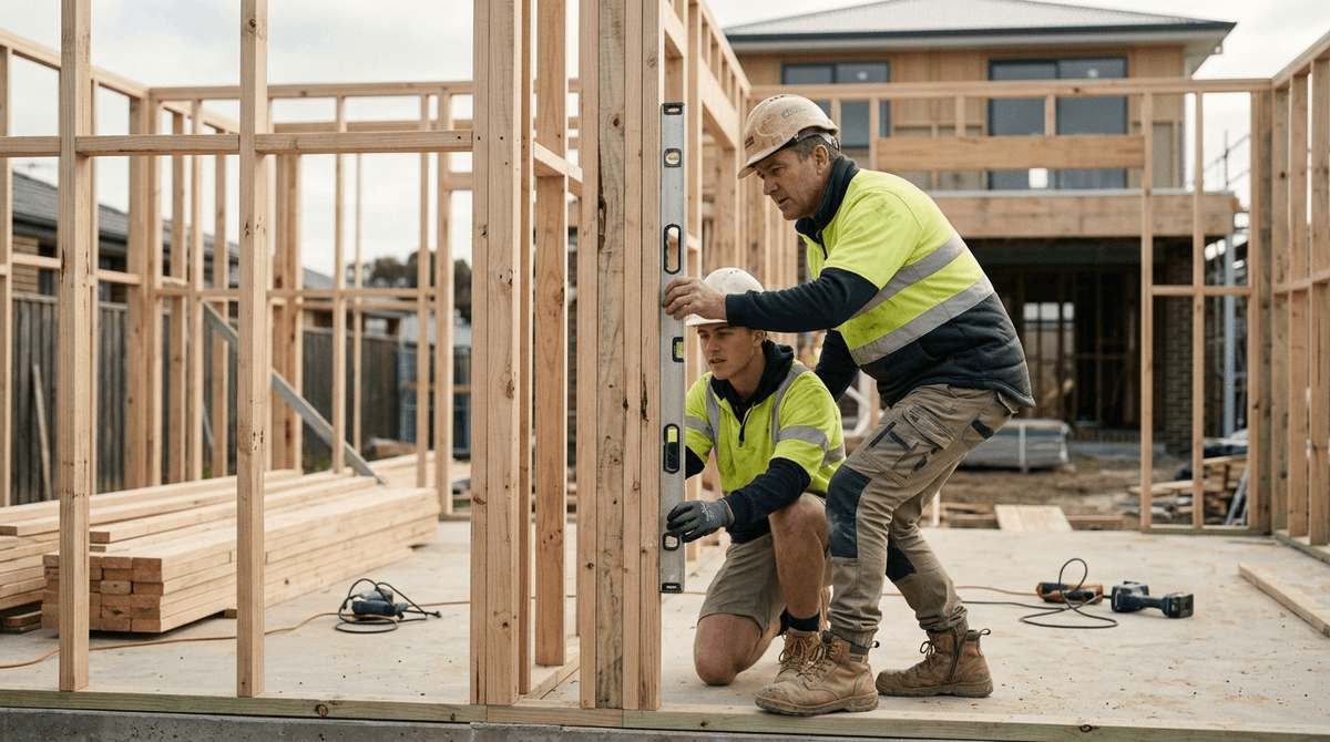 Construction: Residential Builders The True Cost of a Bad Hire (It's Never Just the Salary). Photo: Residential Builders at work