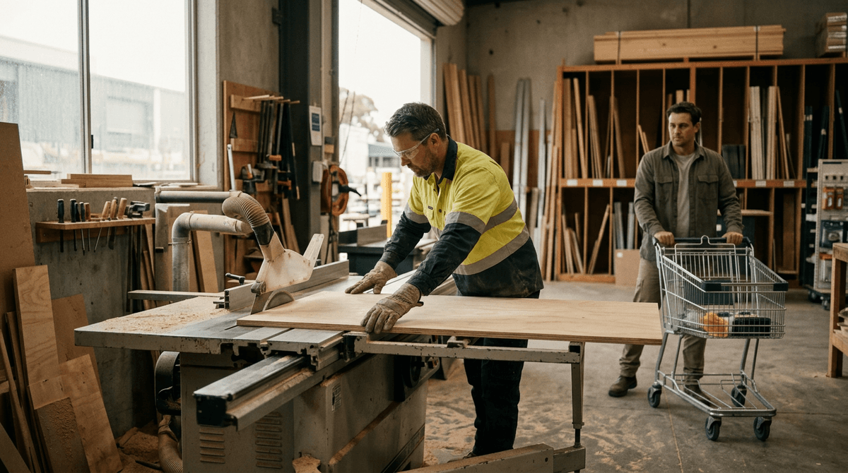 Retail: Hardware & Building Supplies The Three Inflection Points Where Everything Breaks. Photo: Hardware & Building Supplies at work