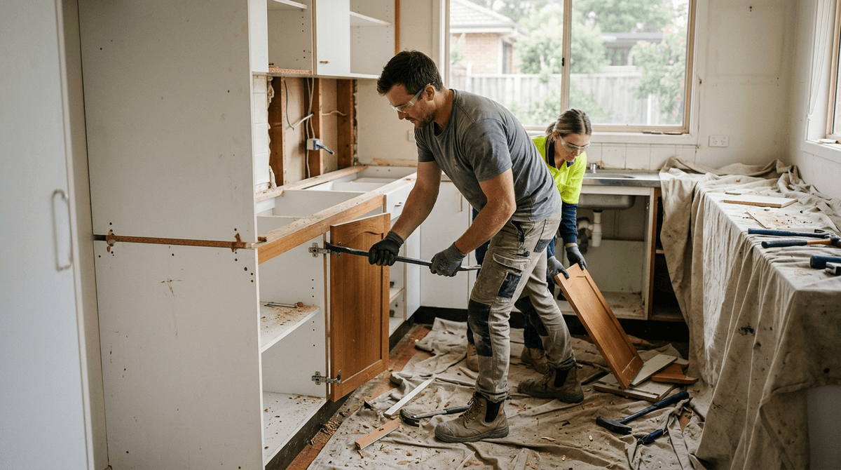 Construction: Renovations What a Monthly Management Report Should Actually Tell You. Photo: Renovations at work