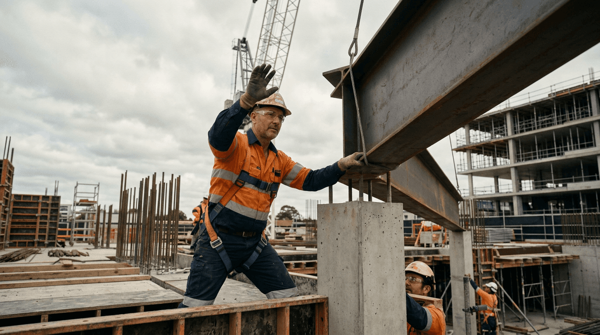 Construction: Commercial Builders Working Capital Explained for Owners Who Hate Accounting Jargon. Photo: Commercial Builders at work