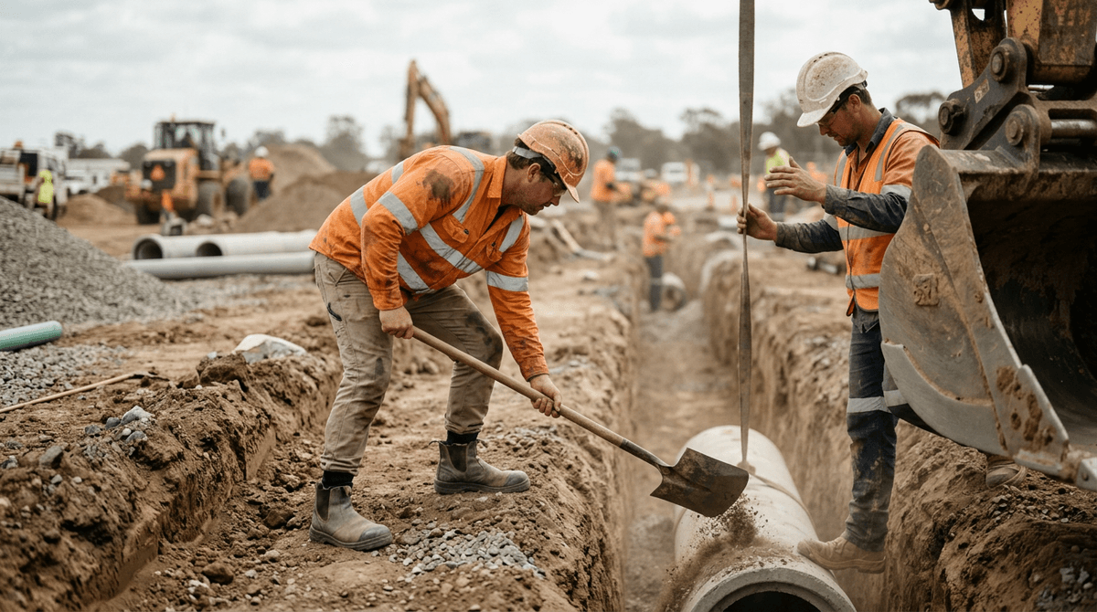 Construction: Civil Construction Writing Job Ads That Attract the Right Candidates (Not Just More Applicants). Photo: Civil Construction at work