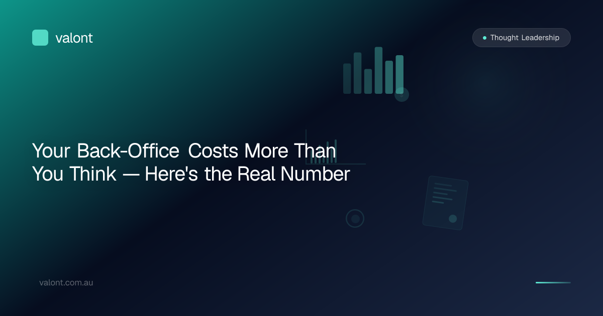 Your Back-Office Costs More Than You Think — Here's the Real Number