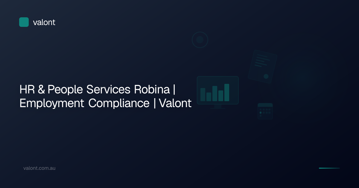 HR & People Services Robina | Employment Compliance | Valont